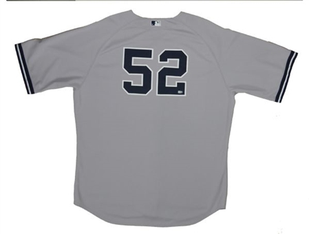CC Sabathia game worn grey jersey (6/3/12) (MLB AUTH)